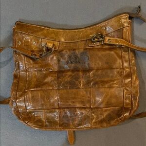 Brown Leather Backpack